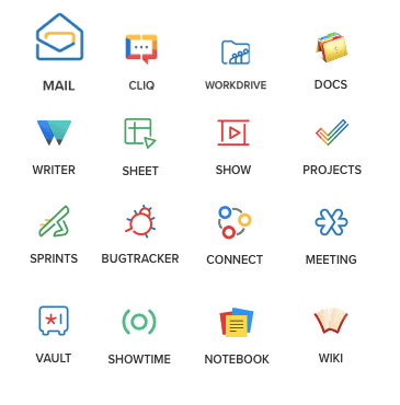 Zoho Email and Collaboration tools
